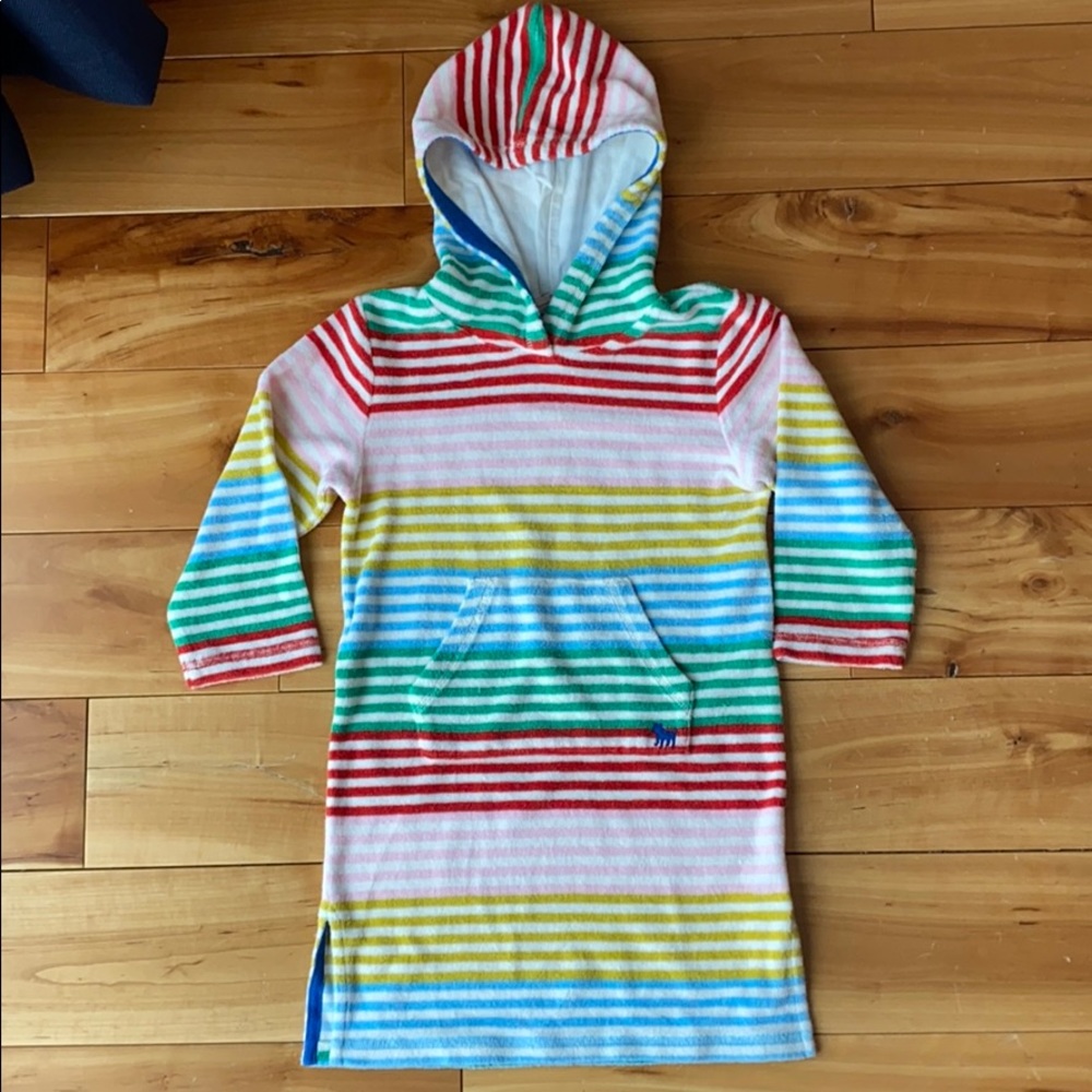 Mini Boden terry swim cover 4-5